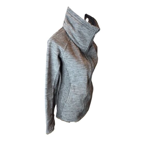 EXCELLENT LULULEMON RADIANT JACKET II HEATHERED CORE DARK GREY SIZE 6 - Picture 7 of 9